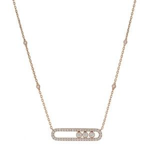 Messika Move diamonds and gold necklace